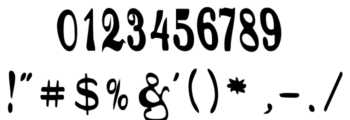 Justly Font OTHER CHARS