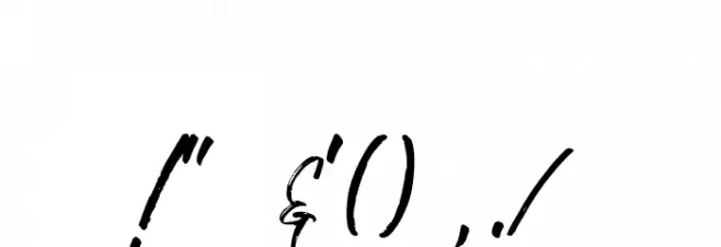 JustlyneDemo Font OTHER CHARS