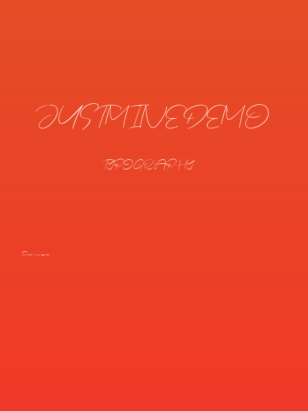 Justmine Demo Poster