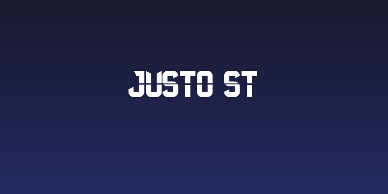 Justo St Social Header