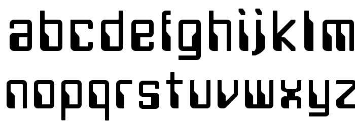 Justov Font LOWERCASE