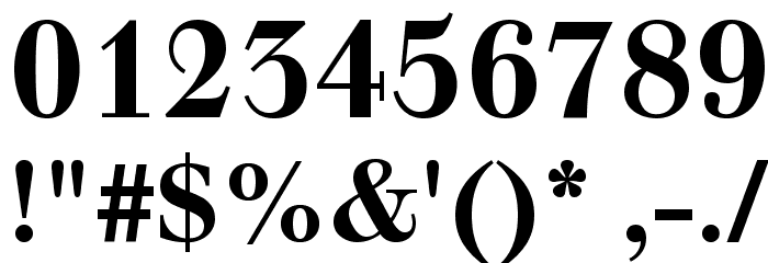 Justus Bold Font OTHER CHARS