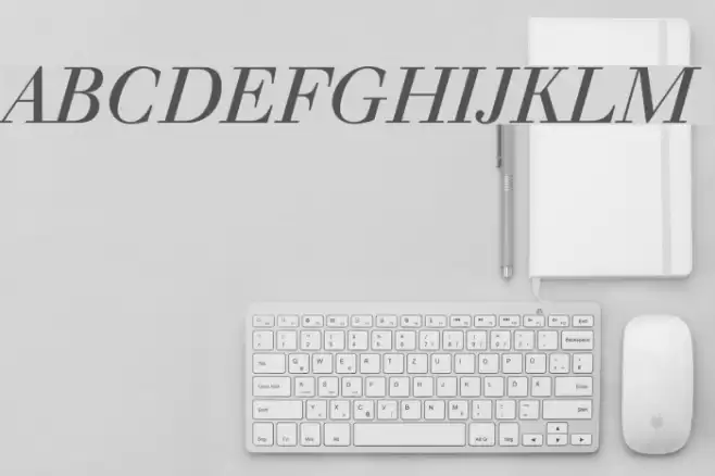 Justus Italic Font examples