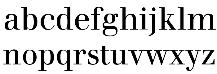 Justus Oldstyle Font LOWERCASE