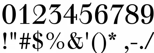 Justus Roman Font OTHER CHARS