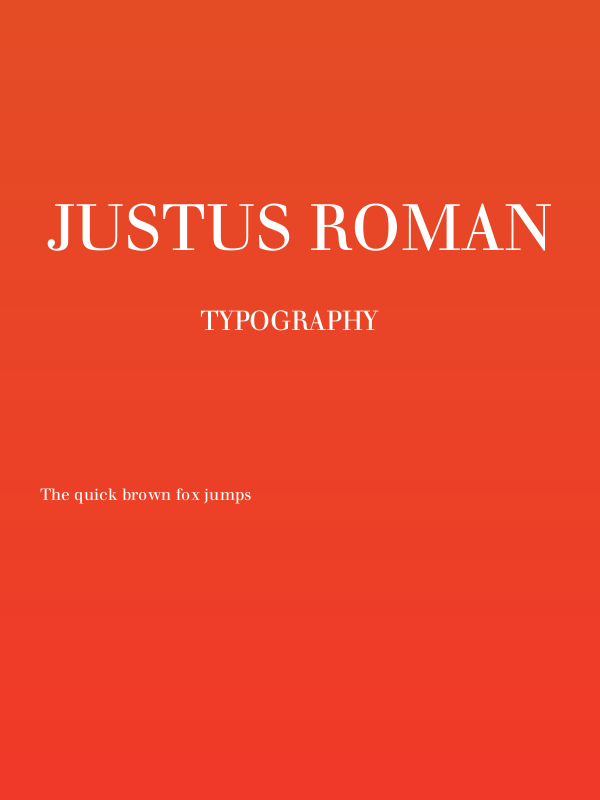 Justus Roman Poster