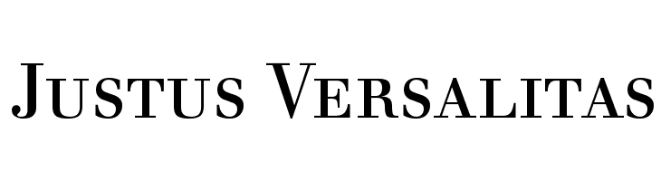 Justus Versalitas Font