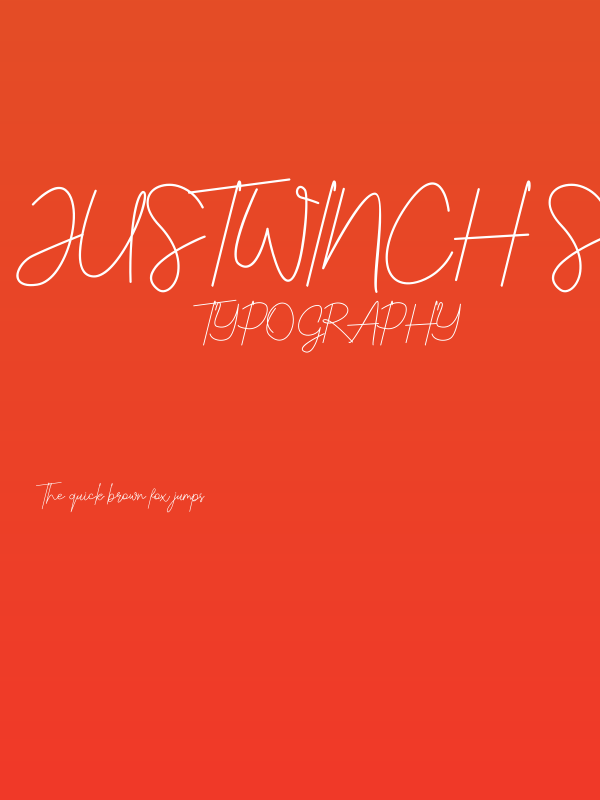 Justwinch Signature Demo Poster