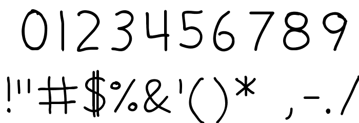 Justy Three Font OTHER CHARS