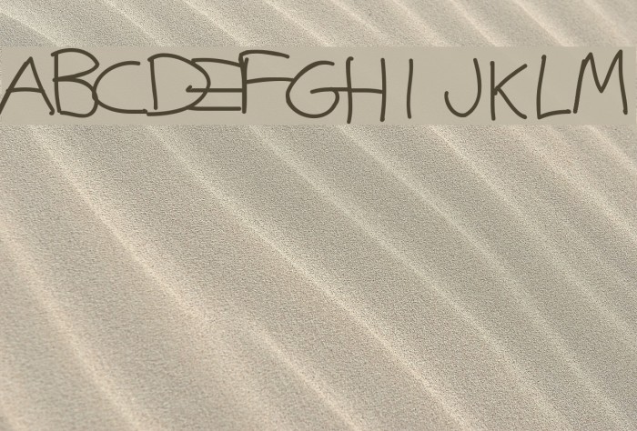 Justy1 Font examples