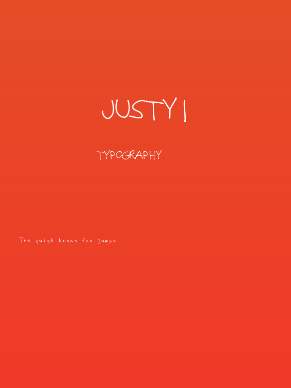 Justy1 Poster