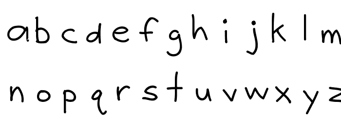 Justy1 Font LOWERCASE