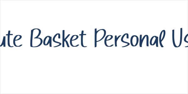 Jute Basket Personal Use Logo