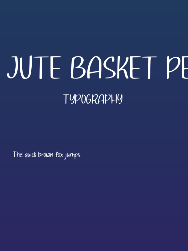 Jute Basket Personal Use Poster