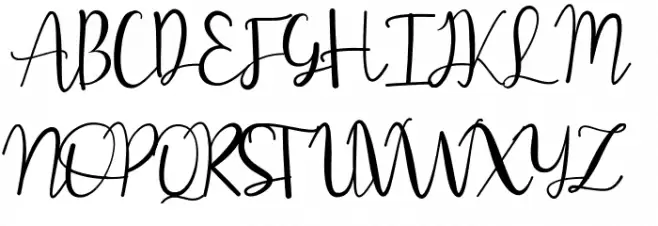 Juttely Schriftart Groß