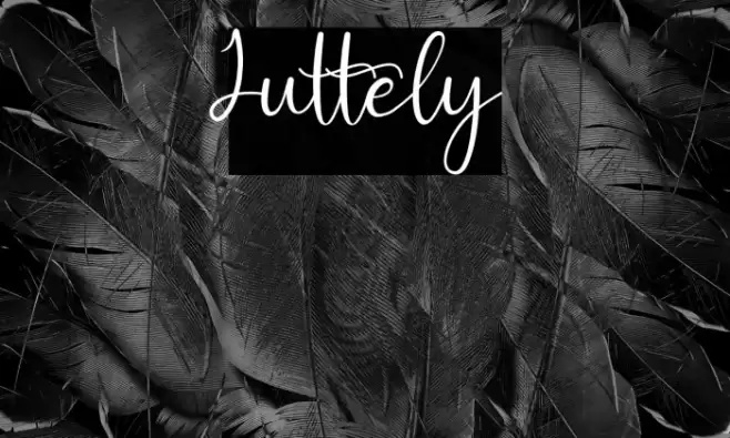 Juttely Font examples