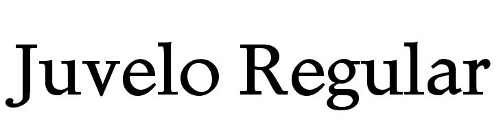 Juvelo Regular Font