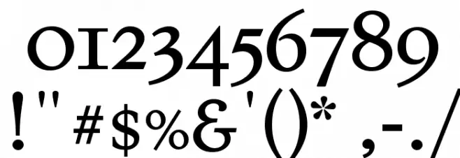 Juvelo Regular Font OTHER CHARS