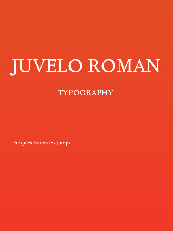 Juvelo Roman Poster