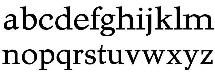 Juvelo Roman Font LOWERCASE