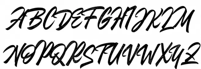 Juvenile-Rough Font UPPERCASE