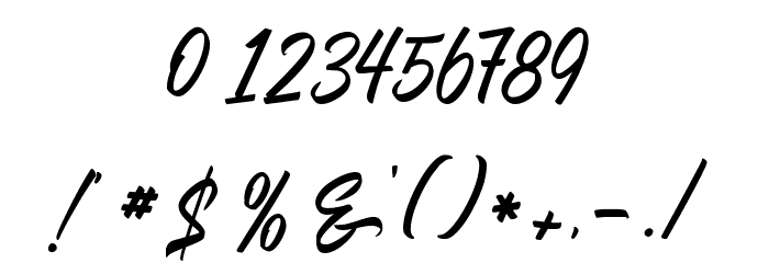 Juvenile personal use Font Alte caractere