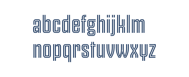 Juventus Fans Bold inline Lowercase