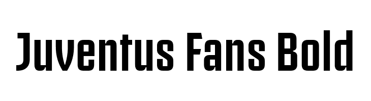 Juventus Fans Bold  les polices de caractères gratuit tlcharger