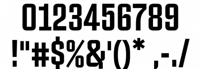 Juventus Fans Bold Font OTHER CHARS