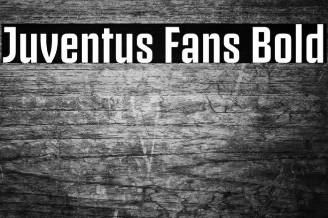 Juventus Fans Bold Font examples