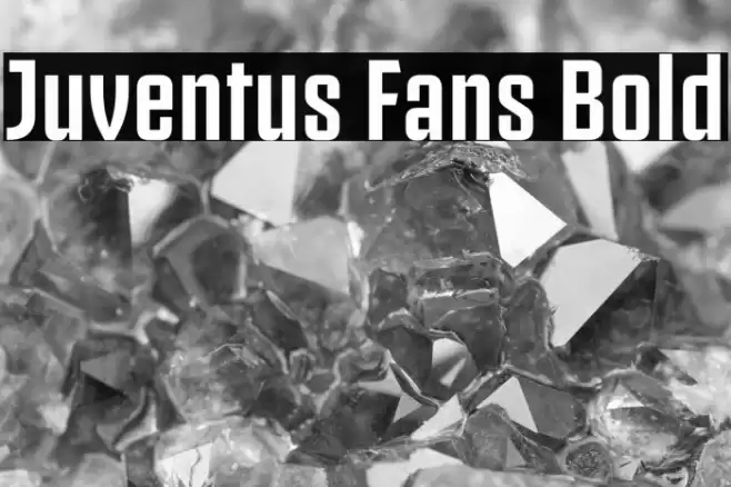 Juventus Fans Bold Font examples