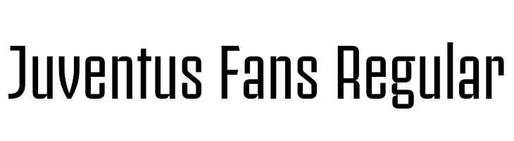 Juventus Fans Regular  baixar fontes gratis