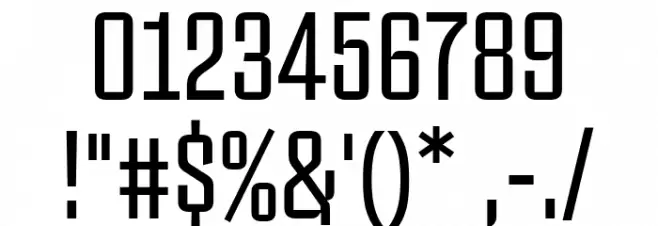 Juventus Fans Regular Font OTHER CHARS