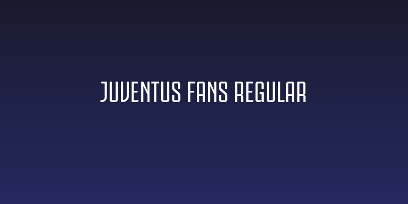 Juventus Fans Regular Social Header