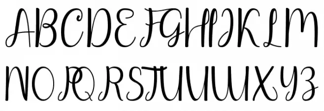 Juwita Schriftart Groß