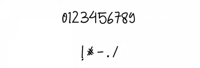 JuwitaNightpersonalu Font OTHER CHARS