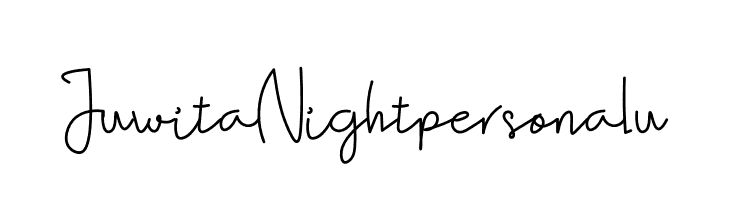 JuwitaNightpersonalu  Скачать бесплатные шрифты