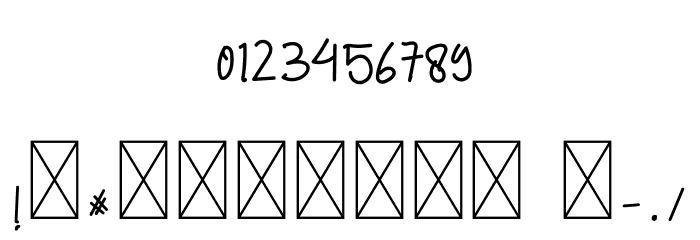 JuwitaNightpersonalu Font OTHER CHARS