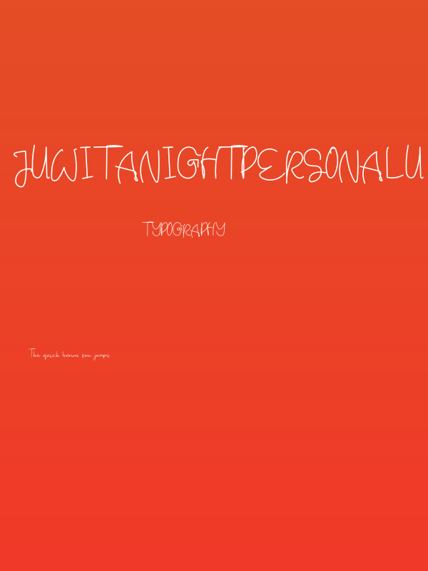 JuwitaNightpersonalu Poster