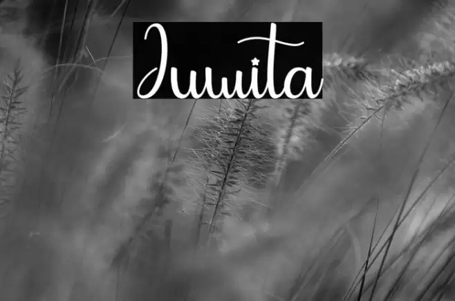 Juwita Font examples