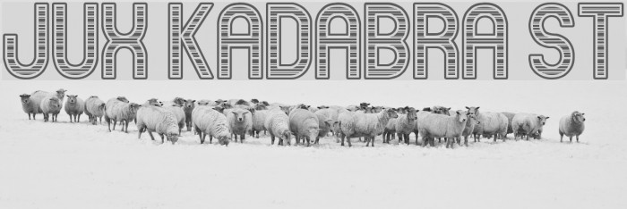 Jux Kadabra St Font examples
