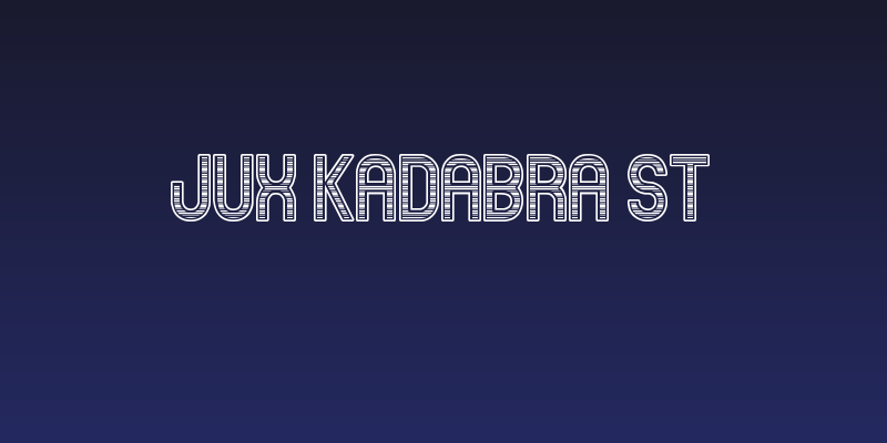 Jux Kadabra St Social Header