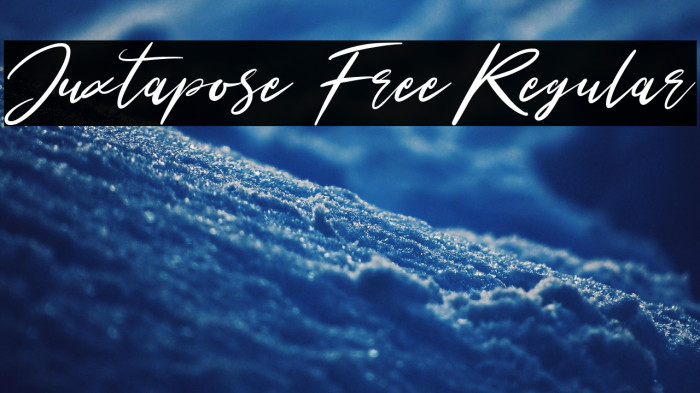 Juxtapose Free Regular Example 1