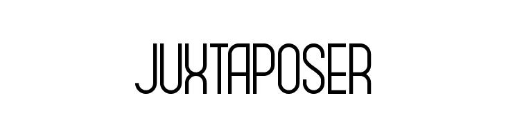 Juxtaposer  Fuentes Gratis Descargar