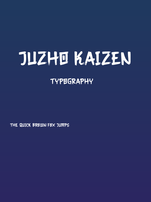 Juzho Kaizen Poster