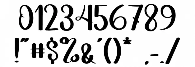 Juzzy Font OTHER CHARS