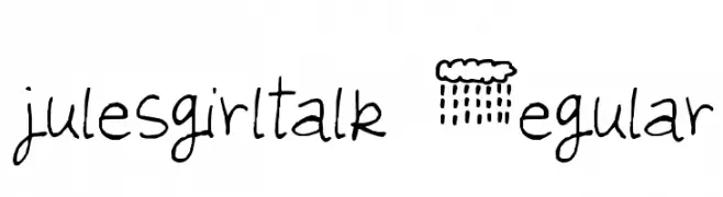 julesgirltalk Regular  لخطوط تنزيل