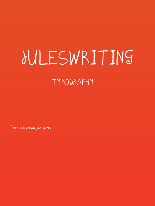 juleswriting Poster
