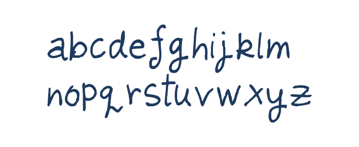 juleswriting Lowercase