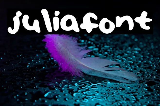 juliafont Example 1